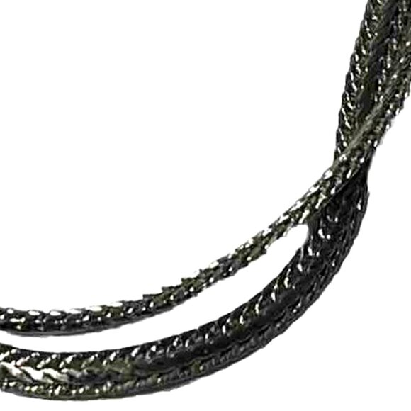 Signed Monet Silver Tone Serpentine 30 Inch Chain Necklace - Picture 2 of 5